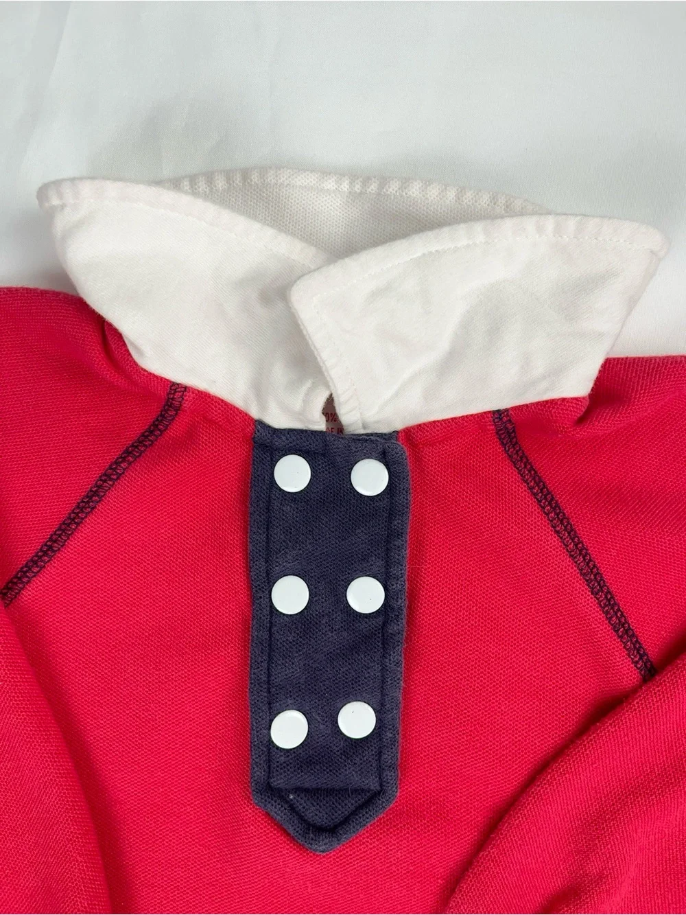Gymboree 90s Nautical Embroidered Sailboat Rainbow Tag Polka Dot Vintage Top M